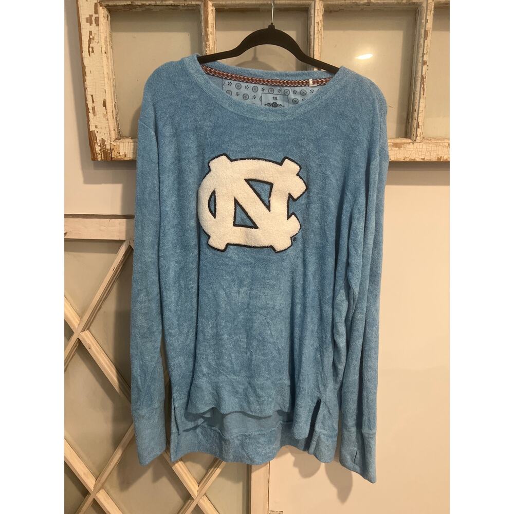 Three Square by Royce Apparel size 2X NC Tar Heels terrycloth sweatshirt